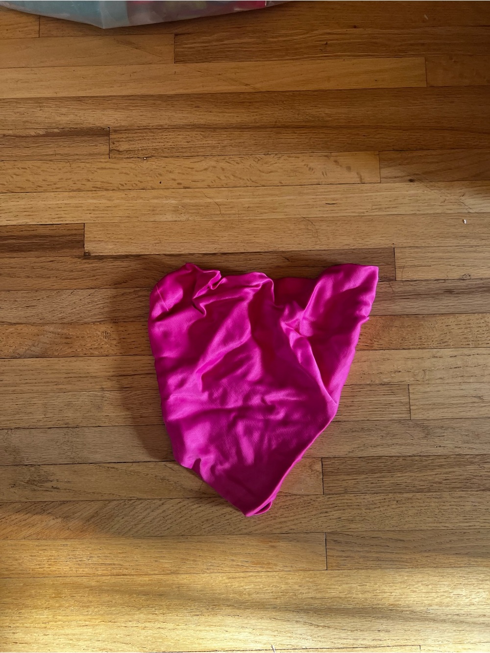 Zara Hot Pink Cropped Tank Top